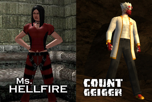 Ms. Hellfire and Count Geiger
